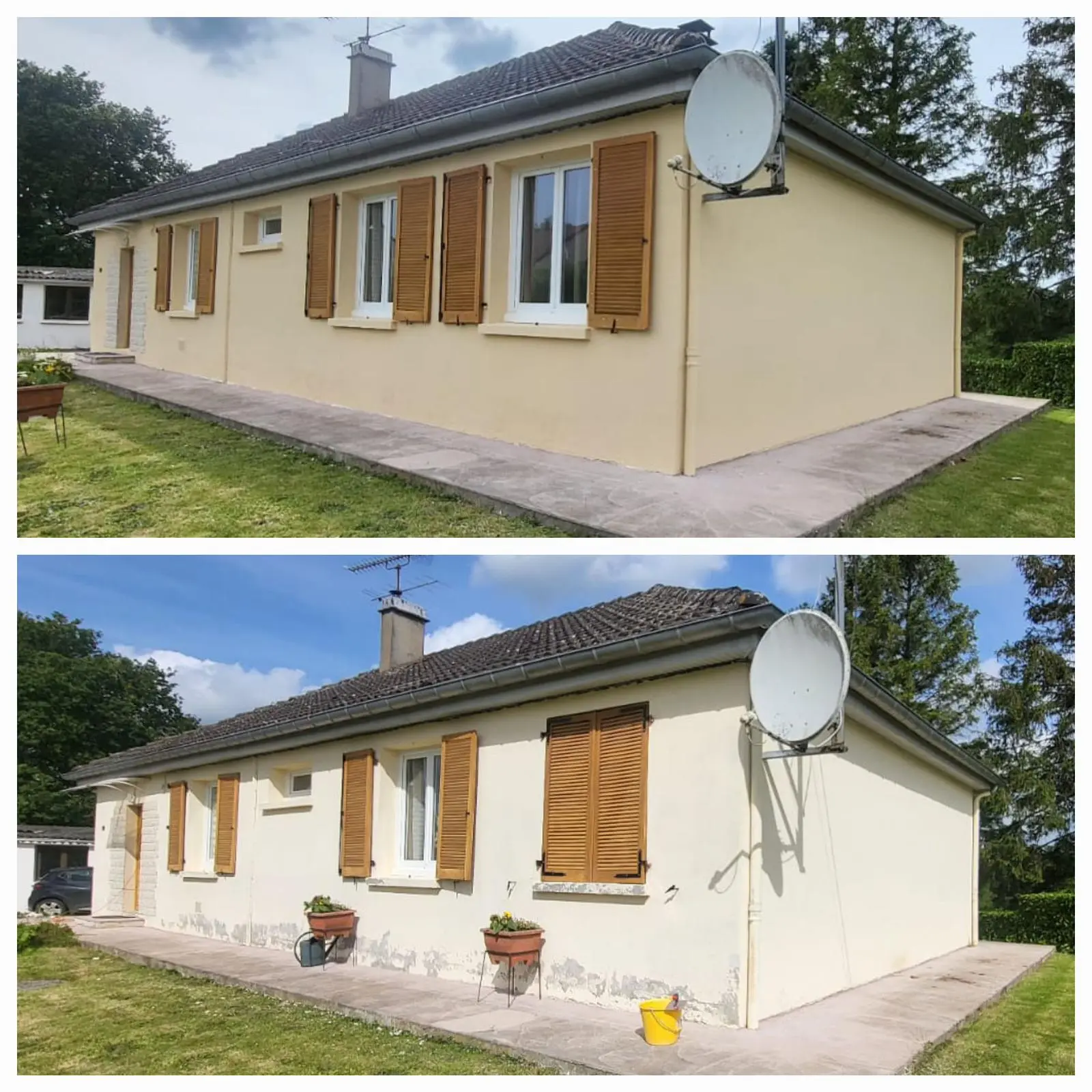 Ravalement façade Rennes avec réparation de fissures